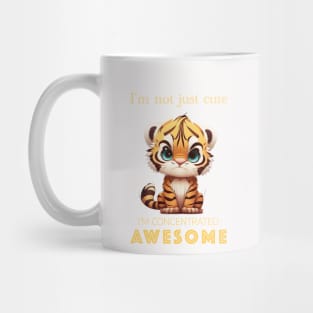 Tiger Concentrated Awesome Cute Adorable Funny Quote Mug